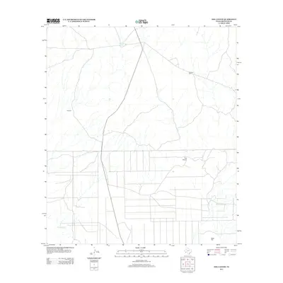 2012 Map of Dog Canyon, 2012 Print