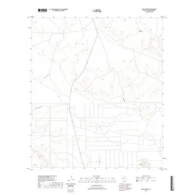 2019 Map of Dog Canyon, 2019 Print