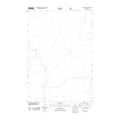 2011 Map of Dog Creek, 2011 Print
