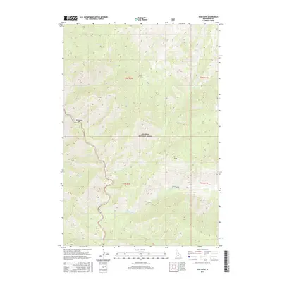 2017 Map of Dog Creek, 2017 Print