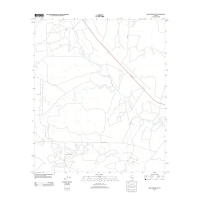 2012 Map of Dog Creek NE, 2012 Print