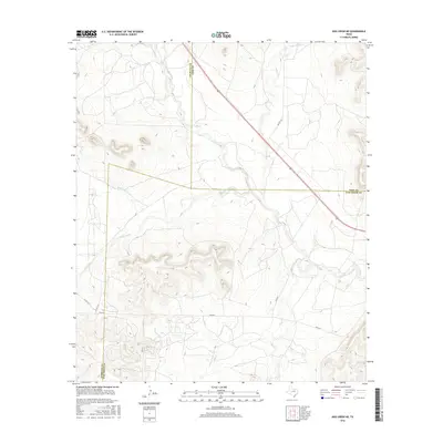 2016 Map of Dog Creek NE, 2016 Print