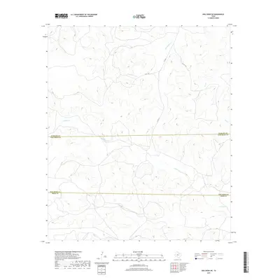 2019 Map of Dog Creek SW, 2019 Print