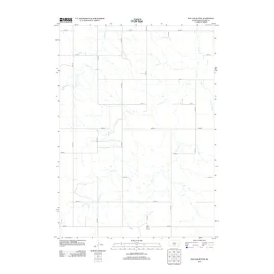 2012 Map of Dog Ear Buttes, 2012 Print