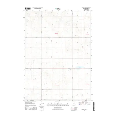 2015 Map of Dog Ear Lake, 2015 Print