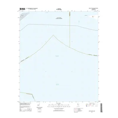 2015 Map of Dog Keys Pass, 2015 Print