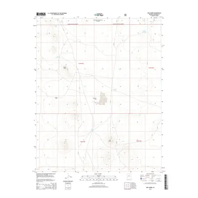 2014 Map of Dog Knobs, 2014 Print