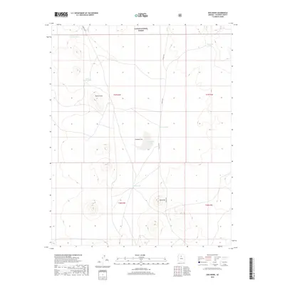 2018 Map of Dog Knobs, 2018 Print