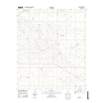 2013 Map of Dog Lake, 2013 Print