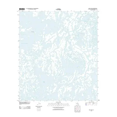 2012 Map of Dog Lake, 2012 Print