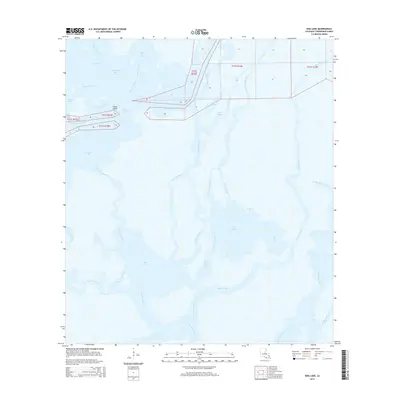 2015 Map of Dog Lake, 2015 Print