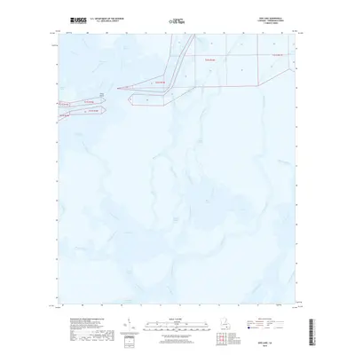 2018 Map of Dog Lake, 2018 Print