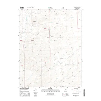 2016 Map of Dog Mountain, 2016 Print