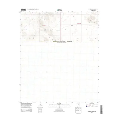 2013 Map of Dog Mountains, 2013 Print
