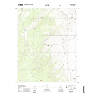 2018 Map of Dog Point, 2018 Print