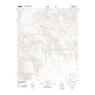 2011 Map of Dog Springs, 2011 Print