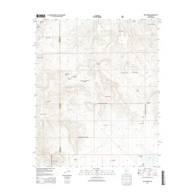 2013 Map of Dog Springs, 2013 Print