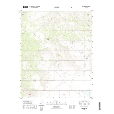 2020 Map of Dog Springs, 2020 Print