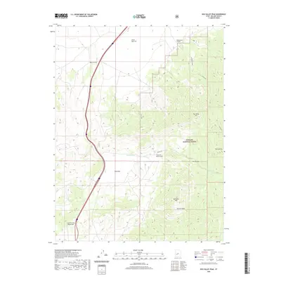 2020 Map of Dog Valley Peak, 2020 Print