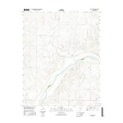 2016 Map of Doga Creek, 2016 Print