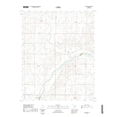 2018 Map of Doga Creek, 2018 Print