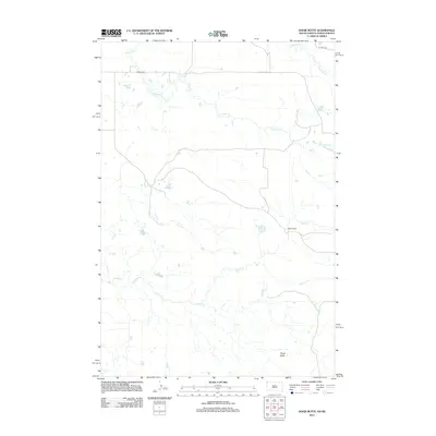 2012 Map of Dogie Butte, 2012 Print