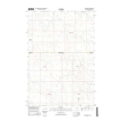 2015 Map of Dogie Butte, 2015 Print