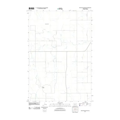 2011 Map of Dogtooth Buttes, 2011 Print