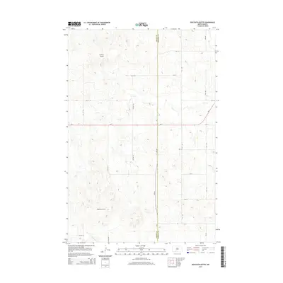 2014 Map of Dogtooth Buttes, 2014 Print