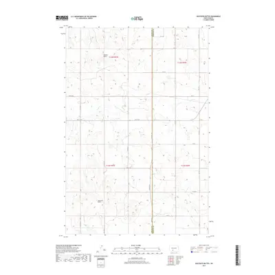 2017 Map of Dogtooth Buttes, 2017 Print