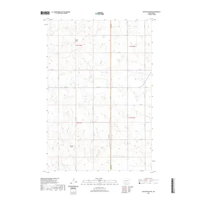 2020 Map of Dogtooth Buttes, 2020 Print