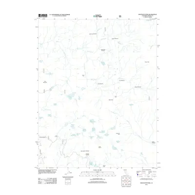 2012 Map of Dogtooth Peak, 2012 Print