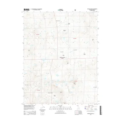 2015 Map of Dogtooth Peak, 2015 Print