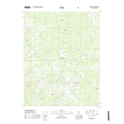 2018 Map of Dogtooth Peak, 2018 Print