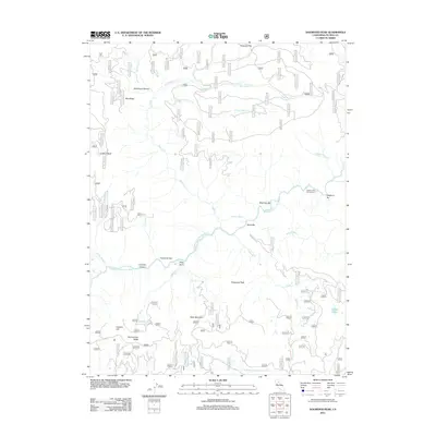 2012 Map of Dogwood Peak, 2012 Print