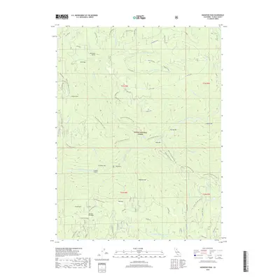 2018 Map of Dogwood Peak, 2018 Print