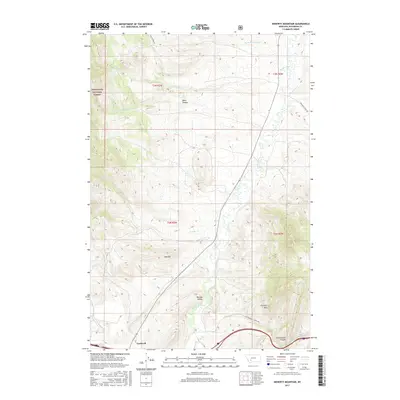 2017 Map of Doherty Mountain, 2017 Print