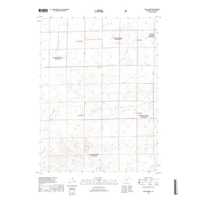 2019 Map of Dolan Spring, 2019 Print
