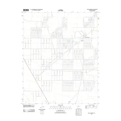 2011 Map of Dolan Springs, 2011 Print