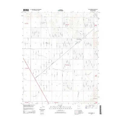 2014 Map of Dolan Springs, 2014 Print