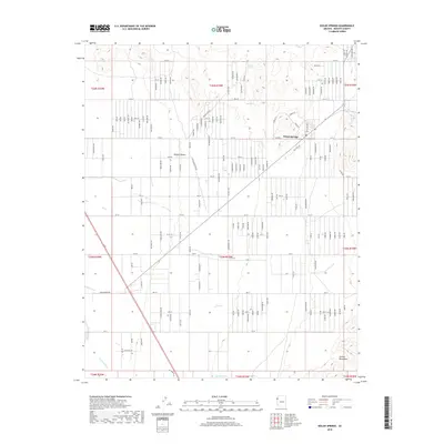 2018 Map of Dolan Springs, 2018 Print