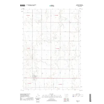 2017 Map of Doland, 2017 Print