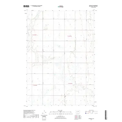 2017 Map of Doland SW, 2017 Print