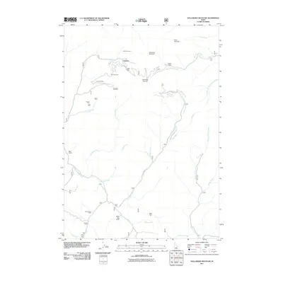 2011 Map of Dollarhide Mountain, 2011 Print