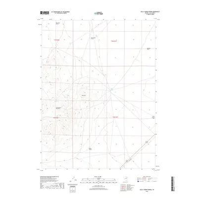 2018 Map of Dolly Varden Spring, 2018 Print