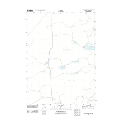 2011 Map of Dolly Warden Lake, 2011 Print