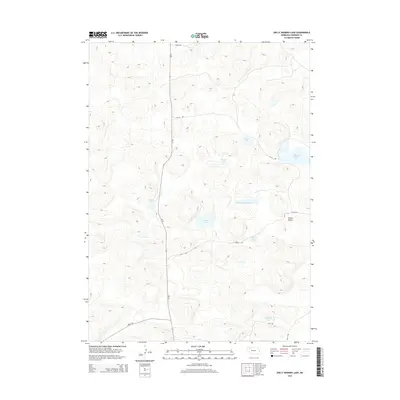 2014 Map of Dolly Warden Lake, 2014 Print