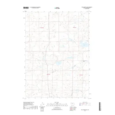 2017 Map of Dolly Warden Lake, 2017 Print