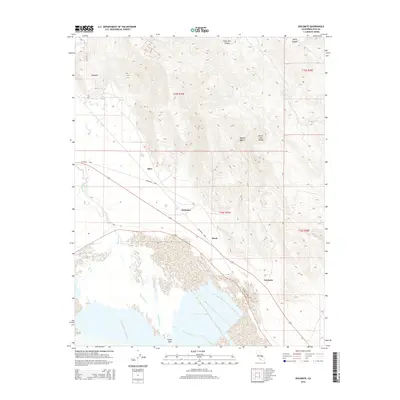 2015 Map of Dolomite, 2015 Print
