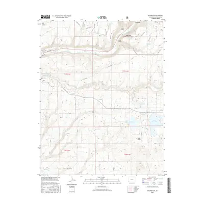 2016 Map of Dolores East, 2016 Print